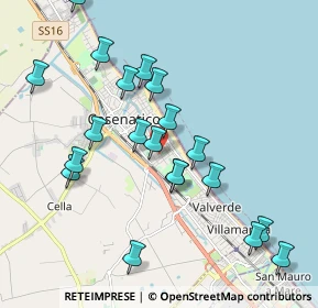 Mappa Viale Torino, 47042 Cesenatico FC, Italia (2.0715)