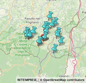 Mappa Via Tre Novembre, 40041 Gaggio montano BO, Italia (9.3325)
