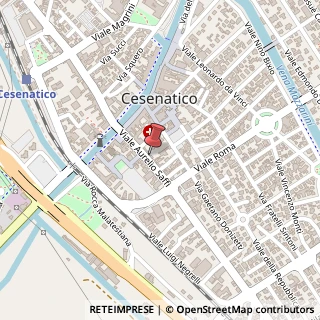 Mappa Via Aurelio Saffi, 25, 47042 Cesenatico, Forlì-Cesena (Emilia Romagna)