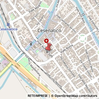 Mappa Via Aurelio Saffi, 52, 47042 Cesenatico, Forlì-Cesena (Emilia Romagna)