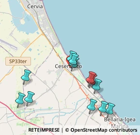 Mappa Via Roma, 47032 Cesenatico FC, Italia (4.20667)