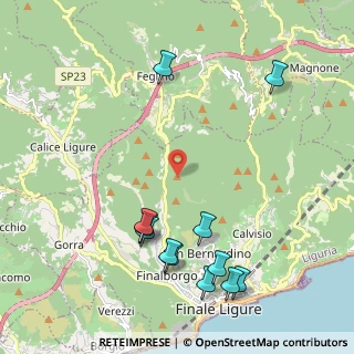 Mappa Via Leon Pancaldo, 17024 Finale Ligure SV, Italia (2.54083)