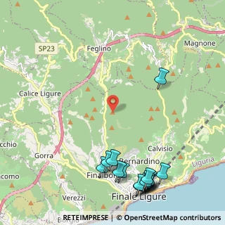 Mappa Via Leon Pancaldo, 17024 Finale Ligure SV, Italia (3.03625)