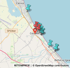Mappa Piazzale della Rocca, 47042 Cesenatico FC, Italia (2.67455)