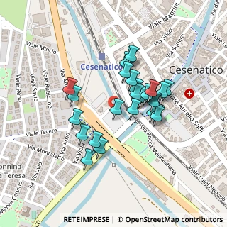 Mappa Piazzale della Rocca, 47042 Cesenatico FC, Italia (0.16667)