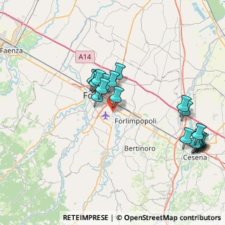 Mappa Viale Bidente, 47121 Forlì FC, Italia (8.38)
