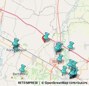 Mappa Via Santa Crusa, 47032 Santa Maria Nuova FC, Italia (5.5925)