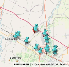 Mappa Via Santa Crusa, 47032 Santa Maria Nuova FC, Italia (3.99563)