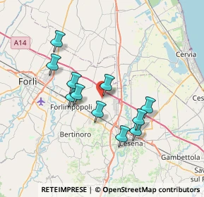 Mappa Via Santa Croce, 47032 Santa Maria Nuova FC, Italia (6.32)