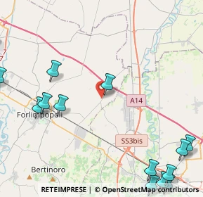 Mappa Via Santa Croce, 47032 Santa Maria Nuova FC, Italia (6.73429)