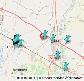 Mappa Via Santa Croce, 47032 Santa Maria Nuova FC, Italia (4.80375)