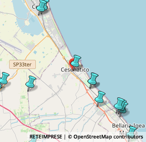 Mappa Via Carlo Armellini, 47042 Cesenatico FC, Italia (6.16571)