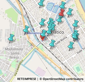 Mappa Via Carlo Armellini, 47042 Cesenatico FC, Italia (0.521)