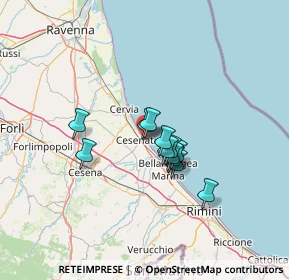 Mappa Piazza G.Matteotti, 47042 Cesenatico FC, Italia (9.0375)