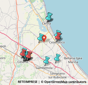 Mappa Montaletto, 48015 Cesena FC, Italia (8.0225)