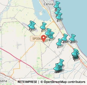 Mappa Montaletto, 48015 Cesena FC, Italia (4.6035)