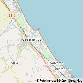 Mappa Cesenatico