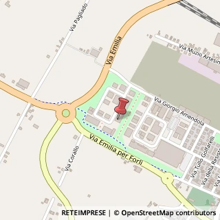 Mappa Via Enrico Berlinguer, 21, 47034 Forlimpopoli, Forlì-Cesena (Emilia Romagna)