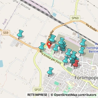 Mappa Via Enrico Berlinguer, 47034 Forlimpopoli FC, Italia (0.461)