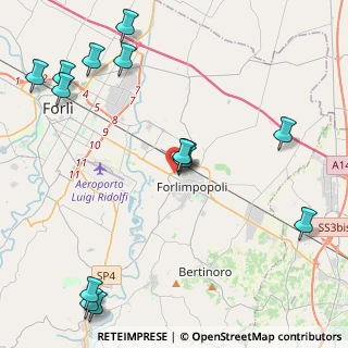 Mappa Via Enrico Berlinguer, 47034 Forlimpopoli FC, Italia (5.71071)