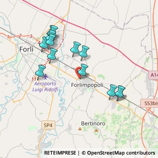 Mappa Via Enrico Berlinguer, 47034 Forlimpopoli FC, Italia (4.01846)