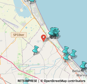 Mappa Via G. Conti, 47042 Cesenatico FC, Italia (5.5425)