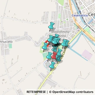 Mappa Via G. Conti, 47042 Cesenatico FC, Italia (0.228)