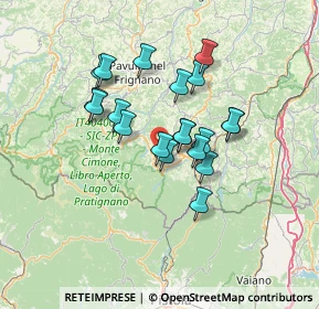 Mappa Via Direttissima, 40042 Lizzano in Belvedere BO, Italia (11.083)