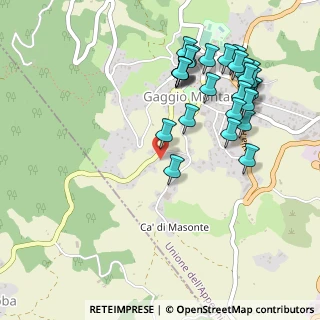 Mappa Via Dante Alighieri, 40041 Gaggio Montano BO, Italia (0.55926)