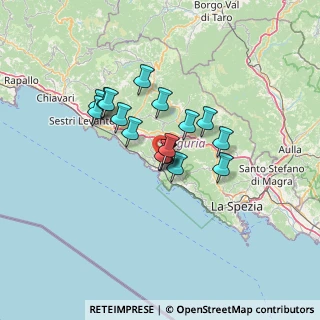 Mappa Località Lavaggiorosso, 19015 Levanto SP, Italia (9.68059)