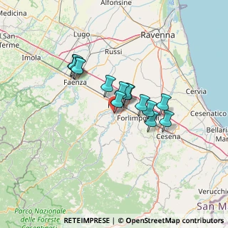 Mappa Via Luigi Taddei, 47121 Forlì FC, Italia (10.25214)
