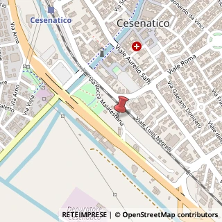 Mappa Via Torre Malatestiana, 133, 47042 Cesenatico, Forlì-Cesena (Emilia Romagna)