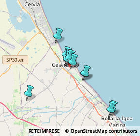 Mappa Viale Sebastiano Sacchetti, 47042 Cesenatico FC, Italia (2.74818)