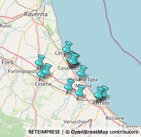 Mappa Viale Luigi Negrelli, 47042 Cesenatico FC, Italia (10.92615)