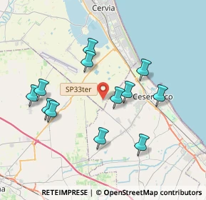 Mappa Via Visdomina, 47042 Cesenatico FC, Italia (3.725)