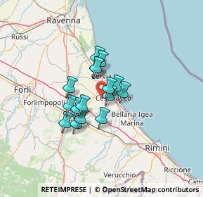 Mappa Via Visdomina, 47042 Cesenatico FC, Italia (8.79938)