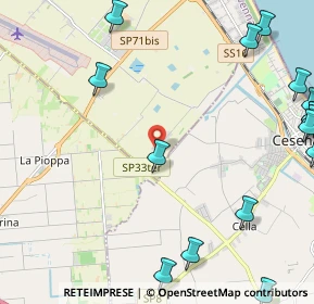 Mappa Via Visdomina, 47042 Cesenatico FC, Italia (3.3575)