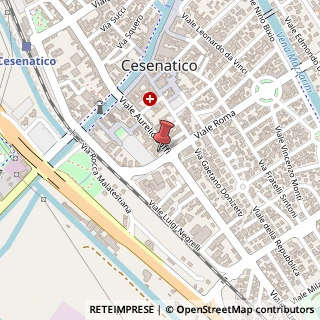 Mappa Via Aurelio Saffi, 64, 47042 Cesenatico, Forlì-Cesena (Emilia Romagna)