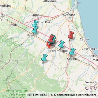 Mappa Via Giuseppe Prati, 47121 Forlì FC, Italia (8.89727)
