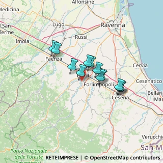 Mappa Via Giuseppe Prati, 47121 Forlì FC, Italia (10.03833)