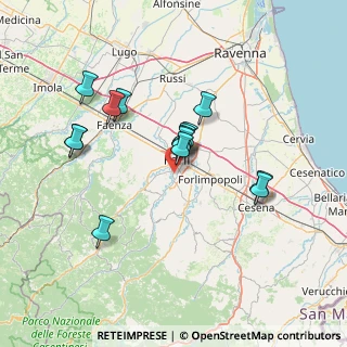 Mappa Via Giuseppe Prati, 47121 Forlì FC, Italia (12.85429)
