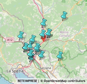Mappa Via Calamazza, 54011 Aulla MS, Italia (6.32412)