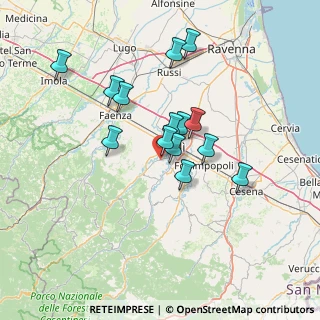 Mappa Via Borghina, 47121 Forlì FC, Italia (11.99071)