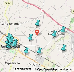 Mappa Via Bevano, 47032 Forlimpopoli FC, Italia (2.67813)