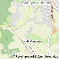 Hartă Gaggio Montano