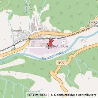 Mappa Zona Artigianale, 54013 Rometta MS, Italia, 54013 Fivizzano, Massa-Carrara (Toscana)