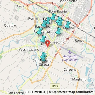 Mappa Via Ugo la Malfa, 47121 Forlì FC, Italia (1.69083)