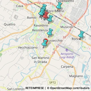 Mappa Via Enrico de Nicola, 47121 Forlì FC, Italia (2.44273)