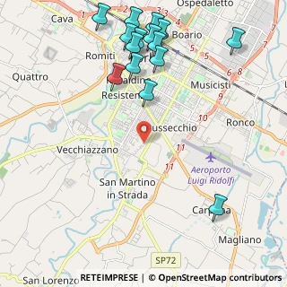 Mappa Via Ugo la Malfa, 47121 Forlì FC, Italia (2.70867)