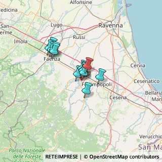 Mappa Via Enrico de Nicola, 47121 Forlì FC, Italia (8.59769)